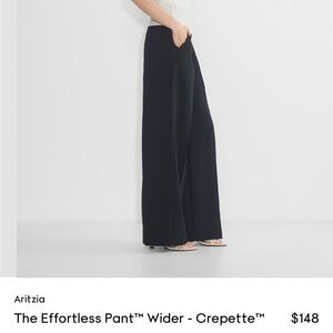 Aritzia Effortless Paints Black Size 2 (and 3 tops)